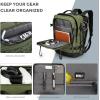 imageSWISSDIGITAL DESIGN Camera Backpack with USB Charging Port Travel Camera Case With RFID Pockets Large Capacity Photography BackpackDark Khaki  BERG PRODark Green