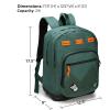 imageSwissdigital Design Cool Backpack Stylish School Laptop Backpack with Fun Personalized Patches Fits 16 Inch Notebook Travel Bag Pefect for Boys ampamp Girls Pale Pink BERIKON  Includes 3 PatchesForest Green
