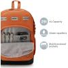 imageSwissdigital Design Cool Backpack Stylish School Laptop Backpack with Fun Personalized Patches Fits 16 Inch Notebook Travel Bag Pefect for Boys ampamp Girls Pale Pink BERIKON  Includes 3 PatchesBurnt Orange