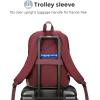 imageSwissdigital Design Cool Backpack Stylish School Laptop Backpack with Fun Personalized Patches Fits 16 Inch Notebook Travel Bag Pefect for Boys ampamp Girls Pale Pink BERIKON  Includes 3 PatchesBurgundy