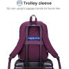imageSwissdigital Design Cool Backpack Stylish School Laptop Backpack with Fun Personalized Patches Fits 16 Inch Notebook Travel Bag Pefect for Boys ampamp Girls Pale Pink BERIKON  Includes 3 PatchesDark Purple