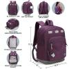 imageSwissdigital Design Cool Backpack Stylish School Laptop Backpack with Fun Personalized Patches Fits 16 Inch Notebook Travel Bag Pefect for Boys ampamp Girls Pale Pink BERIKON  Includes 3 PatchesDark Purple