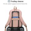 imageSwissdigital Design Cool Backpack Stylish School Laptop Backpack with Fun Personalized Patches Fits 16 Inch Notebook Travel Bag Pefect for Boys ampamp Girls Pale Pink BERIKON  Includes 3 PatchesMocha Brown