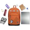 imageSwissdigital Design Cool Backpack Stylish School Laptop Backpack with Fun Personalized Patches Fits 16 Inch Notebook Travel Bag Pefect for Boys ampamp Girls Pale Pink BERIKON  Includes 3 PatchesBurnt Orange