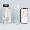 imageSwissdigital Design Finder Keychain Bluetooth Tracker Keys Finder and Item Locator for Keys Bags and More Bluetooth Locator for Personal Items Works with Apple Find My Black SD9508F2 Glacier Green 4Pack
