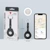 imageSwissdigital Design Finder Keychain Bluetooth Tracker Keys Finder and Item Locator for Keys Bags and More Bluetooth Locator for Personal Items Works with Apple Find My Black SD9508F1 Black 1Pack