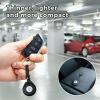imageSwissdigital Design Finder Keychain Bluetooth Tracker Keys Finder and Item Locator for Keys Bags and More Bluetooth Locator for Personal Items Works with Apple Find My Black SD9508F1 Black 1Pack