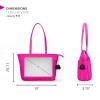 imageSwissdigital Design KATY ROSE NG Tote Bag for Women Fashion Top Handle INTERNAL LED LIGHT Handbag for Travel Work