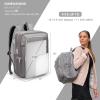 imageSwissdigital Design Laptop Backpack for WomenCollege Bookbags with USB Charging PortCute Computer Backpacks for Work BusinessPink  KATY ROSEGrey