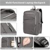 imageSwissdigital Design Laptop Backpack for WomenCollege Bookbags with USB Charging PortCute Computer Backpacks for Work BusinessPink  KATY ROSEGrey