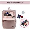 imageSwissdigital Design Laptop Backpack for WomenCollege Bookbags with USB Charging PortCute Computer Backpacks for Work BusinessPink  KATY ROSEPink