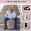 imageSwissdigital Design Laptop Backpack for WomenCollege Bookbags with USB Charging PortCute Computer Backpacks for Work BusinessPink  KATY ROSEPink