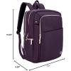 imageSwissdigital Design Laptop Backpack for WomenCollege Bookbags with USB Charging PortCute Computer Backpacks for Work BusinessPink  KATY ROSEPurple