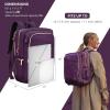 imageSwissdigital Design Laptop Backpack for WomenCollege Bookbags with USB Charging PortCute Computer Backpacks for Work BusinessPink  KATY ROSEPurple