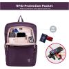 imageSwissdigital Design Laptop Backpack for WomenCollege Bookbags with USB Charging PortCute Computer Backpacks for Work BusinessPink  KATY ROSEPurple