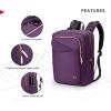 imageSwissdigital Design Laptop Backpack for WomenCollege Bookbags with USB Charging PortCute Computer Backpacks for Work BusinessPink  KATY ROSEPurple Massage