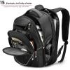imageSwissdigital Design TSA Business Laptop Backpack For MenTravel Backpack With USB Charging PortCollege Tech Backpacks With RFID Pockets Presents For Men Fits 156 Inch Computer  TERABYTEBlack