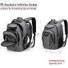 imageSwissdigital Design TSA Business Laptop Backpack For MenTravel Backpack With USB Charging PortCollege Tech Backpacks With RFID Pockets Presents For Men Fits 156 Inch Computer  TERABYTEGrey