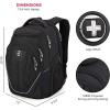 imageSwissdigital Design TSA Laptop Backpack Mens USB Charging Port Large Capacity Business Travel Backpack Black With Apple Find My Network BlackRed  J16BTFB41BlackGreen