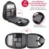 imageSwissdigital Design TSA Laptop Backpack Mens USB Charging Port Large Capacity Business Travel Backpack Black With Apple Find My Network BlackRed  J16BTFB41BlackRed With Sdd Finder