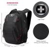 imageSwissdigital Design Travel Backpack for men TSA Friendly USB Charging RFID Protection Business Backpack Fits 156quot Laptops Black  J14BRBlack