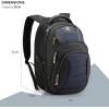 imageSwissdigital Design Travel Backpack for men TSA Friendly USB Charging RFID Protection Business Backpack Fits 156quot Laptops Black  J14BRBlackBlue