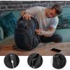 imageSwissdigital Design Travel Backpack for men TSA Friendly USB Charging RFID Protection Business Backpack Fits 156quot Laptops Black  J14BRBlackBlue