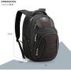 imageSwissdigital Design Travel Backpack for men TSA Friendly USB Charging RFID Protection Business Backpack Fits 156quot Laptops Black  J14BRBlackBrown