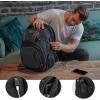 imageSwissdigital Design Travel Backpack for men TSA Friendly USB Charging RFID Protection Business Backpack Fits 156quot Laptops Black  J14BRBlackGrey