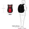 imageSwissdigital Design Travel Backpack for men TSA Friendly USB Charging RFID Protection Business Backpack Fits 156quot Laptops Black  J14BRBlackRed