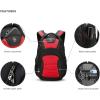 imageSwissdigital Design Travel Backpack for men TSA Friendly USB Charging RFID Protection Business Backpack Fits 156quot Laptops Black  J14BRBlackRed