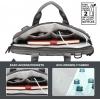 imageSwissdigital Design VACALLO 1416inch Laptop Sleeves for men and women WaterResistant Carrying Case Light Gray SD852204