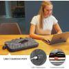 imageSwissdigital Design VACALLO 1416inch Laptop Sleeves for men and women WaterResistant Carrying Case Light Gray SD852204