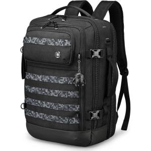 imageSWISSDIGITAL DESIGN Camera Backpack with USB Charging Port Travel Camera Case With RFID Pockets Large Capacity Photography BackpackDark Khaki  BERG PROBlack