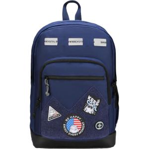imageSwissdigital Design Cool Backpack Stylish School Laptop Backpack with Fun Personalized Patches Fits 16 Inch Notebook Travel Bag Pefect for Boys ampamp Girls Pale Pink BERIKON  Includes 3 PatchesDark Blue