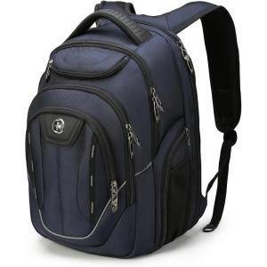 imageSwissdigital Design TSA Business Laptop Backpack For MenTravel Backpack With USB Charging PortCollege Tech Backpacks With RFID Pockets Presents For Men Fits 156 Inch Computer  TERABYTEBlue