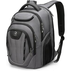 imageSwissdigital Design TSA Business Laptop Backpack For MenTravel Backpack With USB Charging PortCollege Tech Backpacks With RFID Pockets Presents For Men Fits 156 Inch Computer  TERABYTEGrey