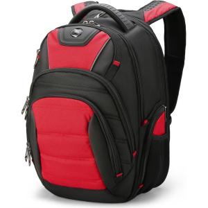 imageSwissdigital Design Travel Backpack for men TSA Friendly USB Charging RFID Protection Business Backpack Fits 156quot Laptops Black  J14BRBlackRed