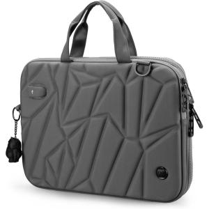 imageSwissdigital Design VACALLO 1416inch Laptop Sleeves for men and women WaterResistant Carrying Case Light Gray SD852204