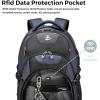 imageSwissdigital Design Laptop Backpack with USB Charging Port Travel Backpack Fits 156 inches Computer 31L College School Backpack for Men BlueBlack  SD803BlackBlue