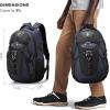 imageSwissdigital Design Laptop Backpack with USB Charging Port Travel Backpack Fits 156 inches Computer 31L College School Backpack for Men BlueBlack  SD803Bluefinder