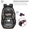 imageSwissdigital Design Laptop Backpack with USB Charging Port Travel Backpack Fits 156 inches Computer 31L College School Backpack for Men BlueBlack  SD803Khaki Camo
