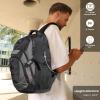 imageSwissdigital Design Laptop Backpack with USB Charging Port Travel Backpack Fits 156 inches Computer 31L College School Backpack for Men BlueBlack  SD803BlackGrey