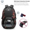 imageSwissdigital Design Laptop Backpack with USB Charging Port Travel Backpack Fits 156 inches Computer 31L College School Backpack for Men BlueBlack  SD803Flame Red