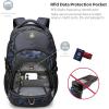 imageSwissdigital Design Laptop Backpack with USB Charging Port Travel Backpack Fits 156 inches Computer 31L College School Backpack for Men BlueBlack  SD803Blue Camo
