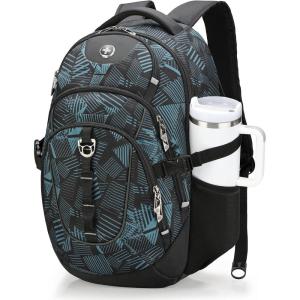 imageSwissdigital Design Laptop Backpack with USB Charging Port Travel Backpack Fits 156 inches Computer 31L College School Backpack for Men BlueBlack  SD803Dark Green