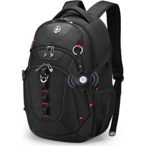 imageSwissdigital Design Laptop Backpack with USB Charging Port Travel Backpack Fits 156 inches Computer 31L College School Backpack for Men BlueBlack  SD803Blackbfinder