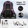 imageSwissdigital Design Business Laptop Backpack College Laptops Backpack with USB Charging Port for Men and Women Fits 16 Inch Notebook Mauve Grey  SD167005Purple