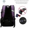 imageSwissdigital Design Business Laptop Backpack College Laptops Backpack with USB Charging Port for Men and Women Fits 16 Inch Notebook Mauve Grey  SD167005Purple