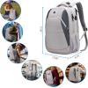 imageSwissdigital Design Business Laptop Backpack College Laptops Backpack with USB Charging Port for Men and Women Fits 16 Inch Notebook Mauve Grey  SD167005Mauve Grey